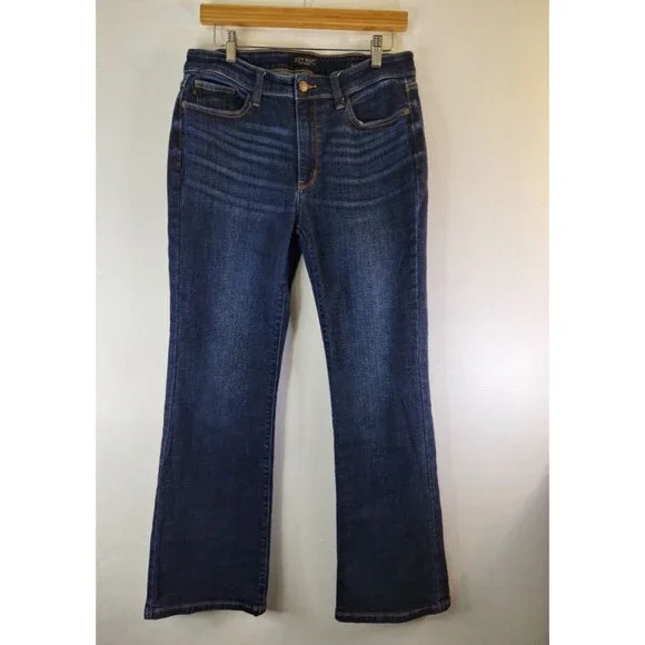 JUDY BLUE Elsy Whiskered Bootcut Jeans Sz 13/31 Stretch Casual Bohemian Western - Picture 3 of 9